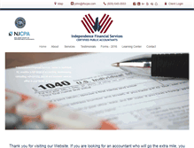Tablet Screenshot of ifscpa.com